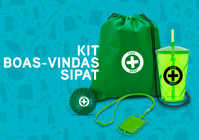  kit boas vindas SIPAT