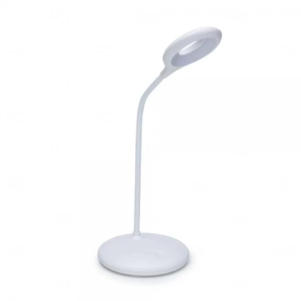 Luminária De Mesa Flexível Personalizada Branco