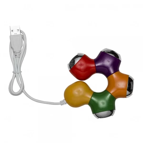 Hub USB 2.0 Estrela C/ 4 Portas Personalizado