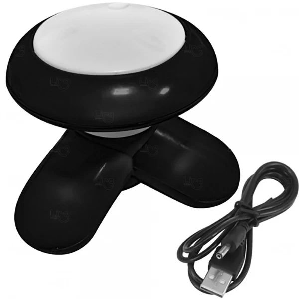 Massageador Usb Color Personalizado Preto