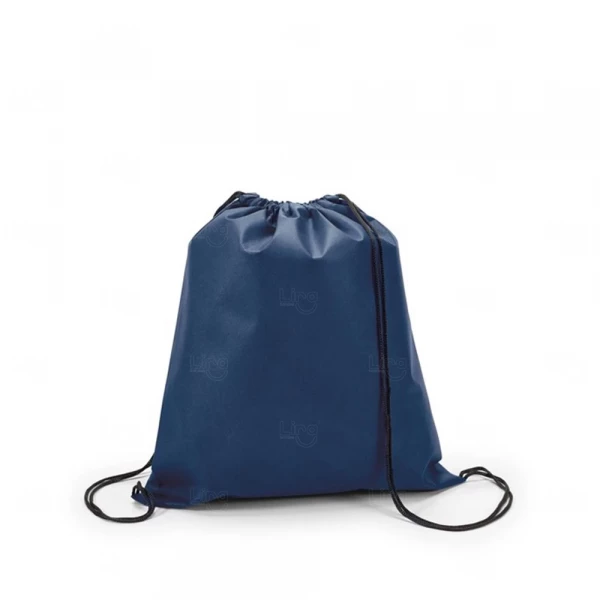 Sacochila TNT Personalizada - 41 x 37 cm Azul Escuro