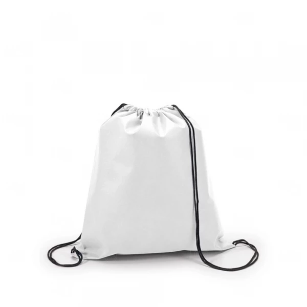 Sacochila TNT Personalizada - 41 x 37 cm Branco