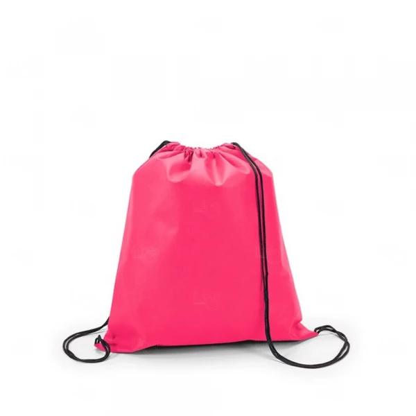 Sacochila TNT Personalizada - 41 x 37 cm Rosa