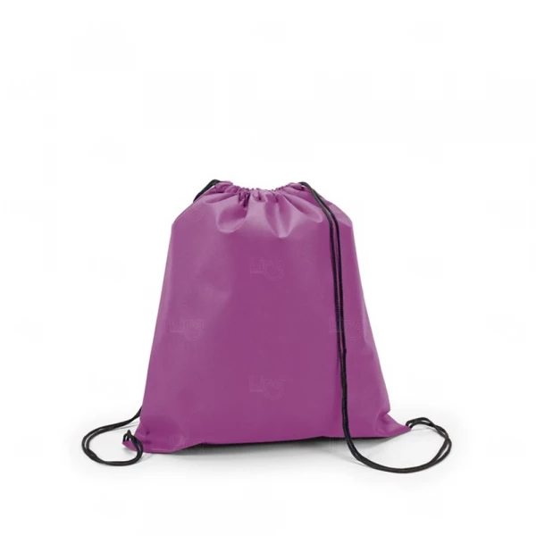 Sacochila TNT Personalizada - 41 x 37 cm Roxo