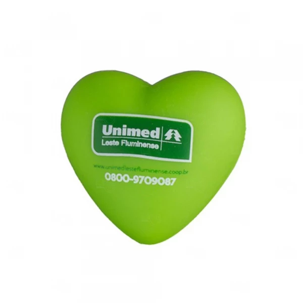Coração Anti-stress Personalizada Verde