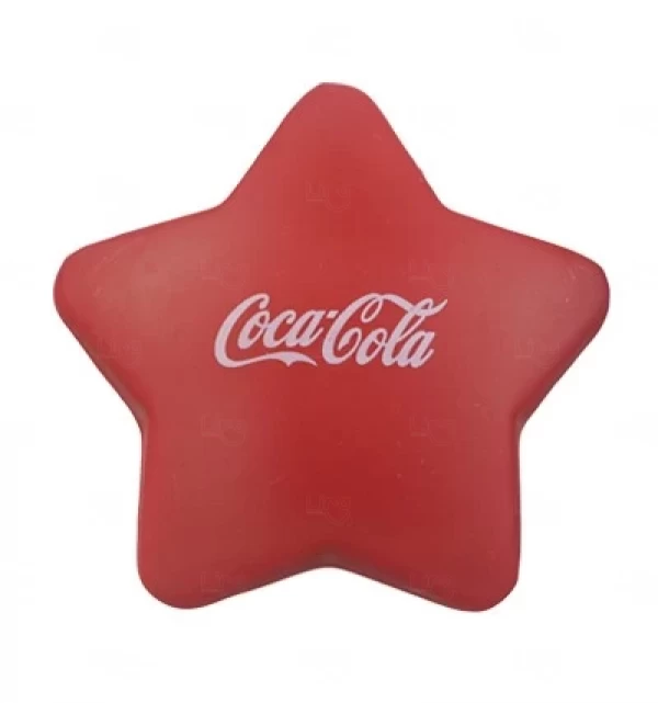 Estrela Anti Stress Personalizada Vermelho