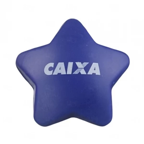 Estrela Anti Stress Personalizada Azul