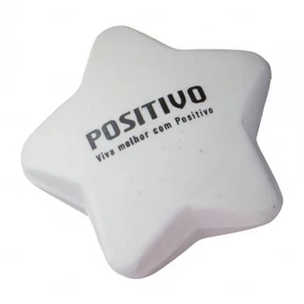 Estrela Anti Stress Personalizada Branco