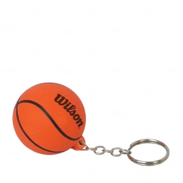 Chaveiro Bola De Basquete Vinil Personalizado Laranja