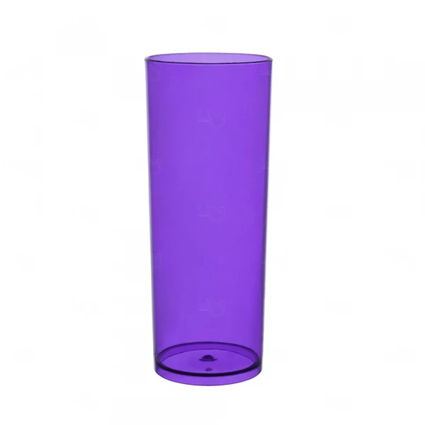 Copo Personalizado Long Drink - 350ml (Leitoso ou Cristal) Roxo