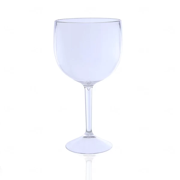 Taça de Gin Acrílica Personalizada  - 550ml Branco