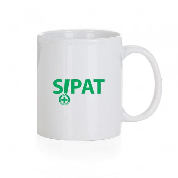 Caneca de Cerâmica Clássica Personalizada - 300ml Branco