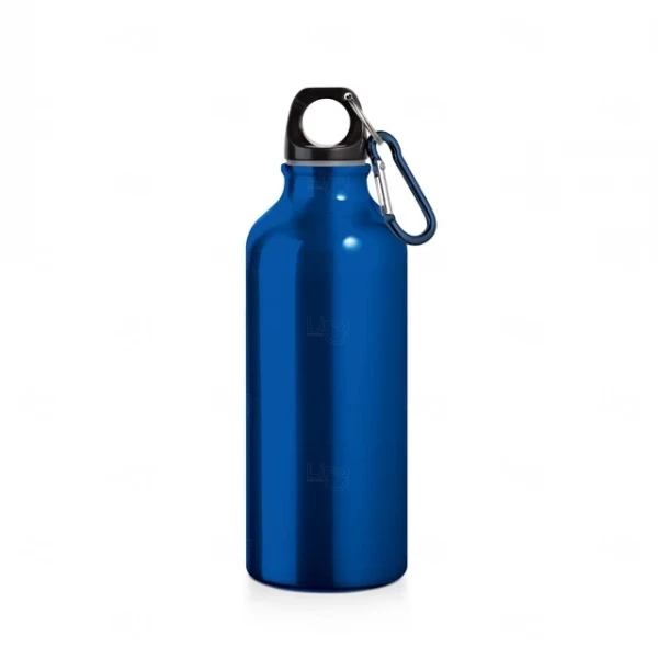 Garrafa de Aluminio Metalizada Personalizada - 500ml Azul