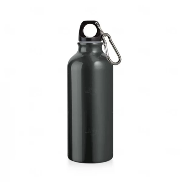 Garrafa de Aluminio Metalizada Personalizada - 500ml Chumbo