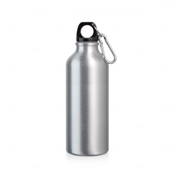 Garrafa de Aluminio Metalizada Personalizada - 500ml Inox