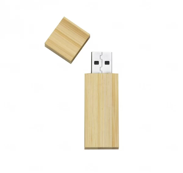 Pen Drive Personalizado De Bambu - 4GB