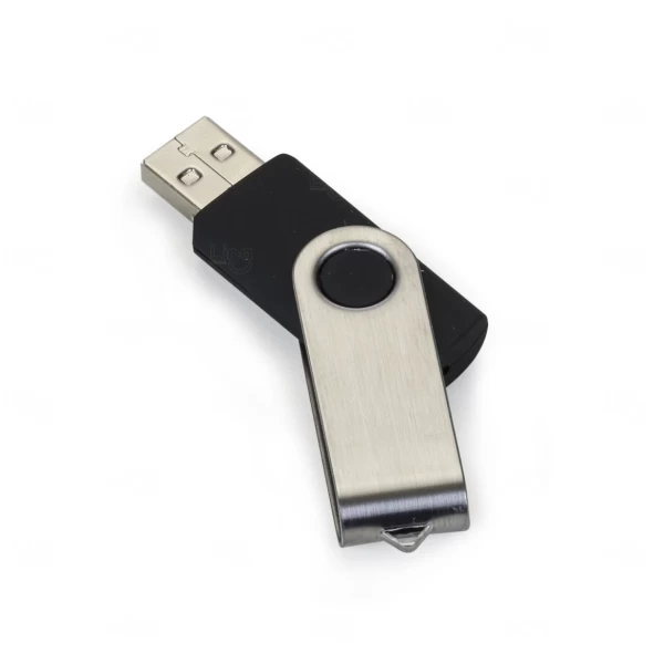 Pen Drive Personalizado Com Tampa Giratória - 8GB