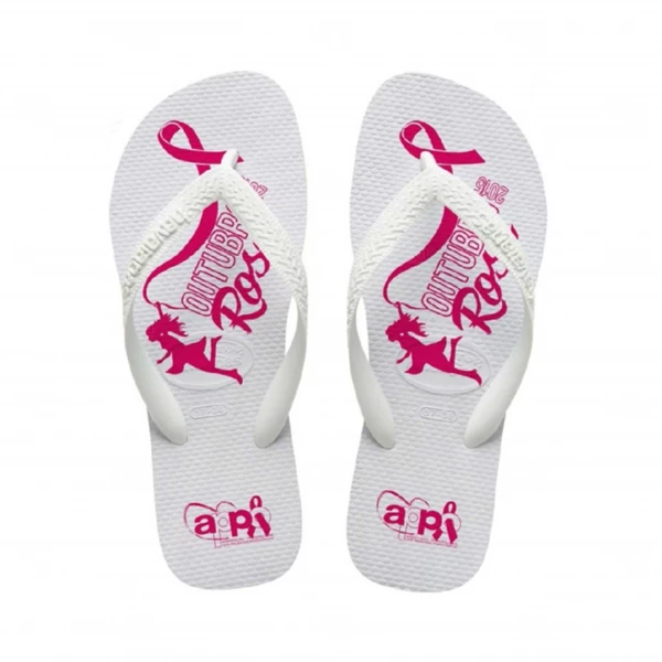 Chinelo Personalizado Branco