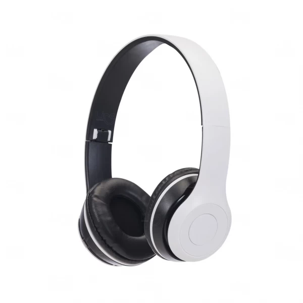 Fone de Ouvido Bluetooth Personalizado Fosco e Branco