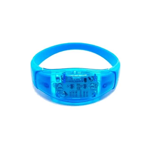 Pulseira Personalizada Musical LED Azul