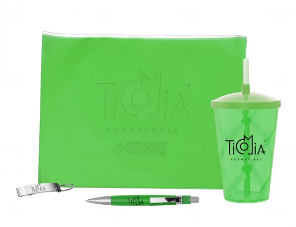 Kit Boas Vindas Faculdade Personalizado Verde