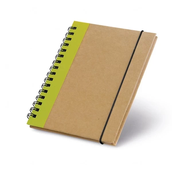 Caderno Personalizado  Ecológico - 14 x 10,5 cm Verde