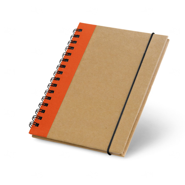 Caderno A6 Capa Dura em Cartão Personalizado - 14,5 x 10,5 cm 