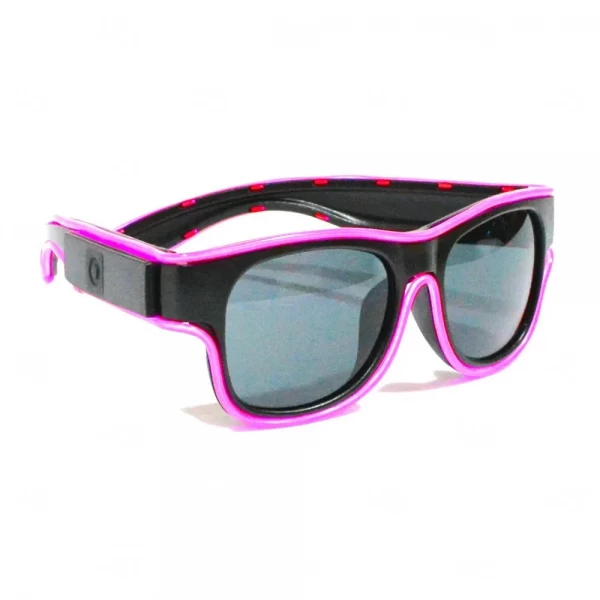 Óculos Luminoso Neon Personalizado Rosa