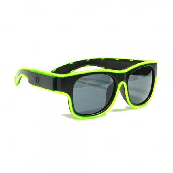 Óculos Luminoso Neon Personalizado Verde Claro
