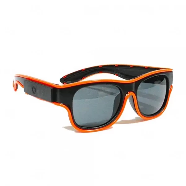Óculos Luminoso Neon Personalizado Laranja