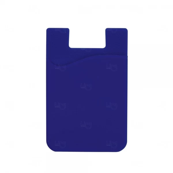 Adesivo Porta Cartão p/ Celular Personalizado Azul Marinho