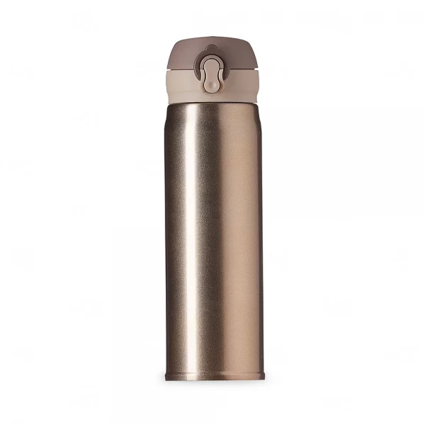 Squeeze Personalizada Térmica de Metal - 400ml Champagne