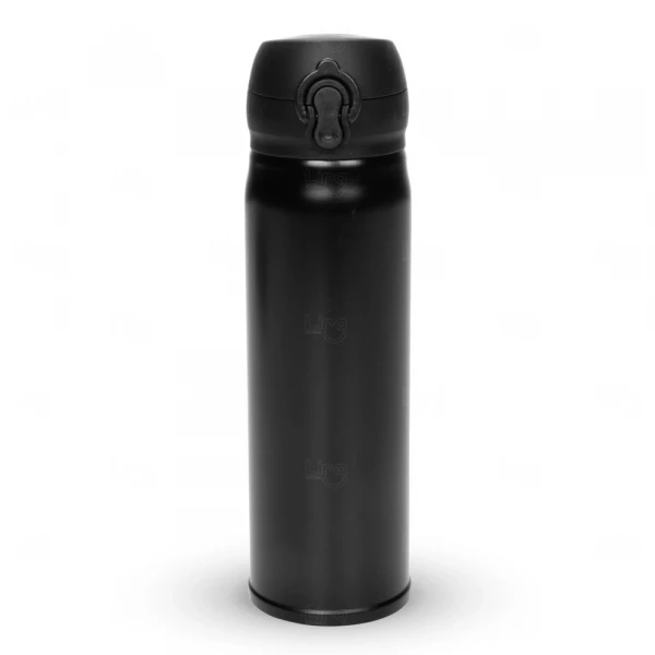 Squeeze Personalizada Térmica de Metal - 400ml Preto