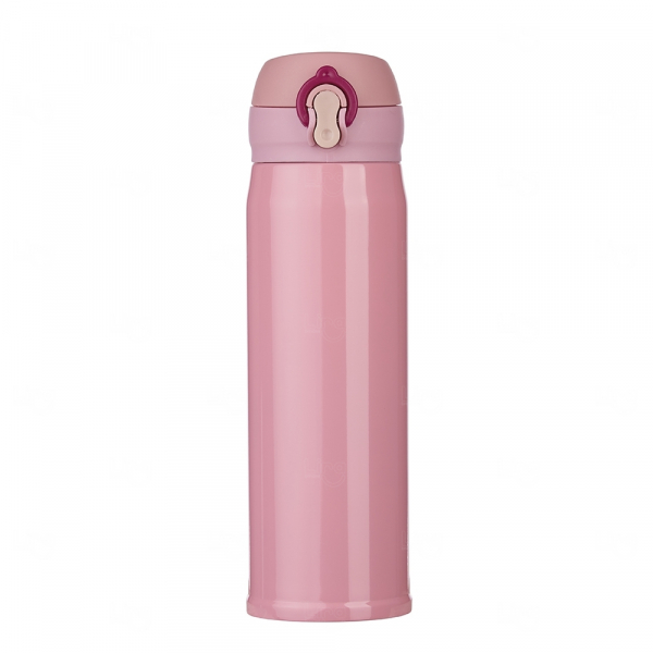 Squeeze Personalizada Térmica de Metal - 400ml Rosa