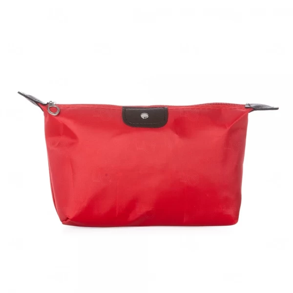 Nécessaire Personalizada de Nylon Vermelho