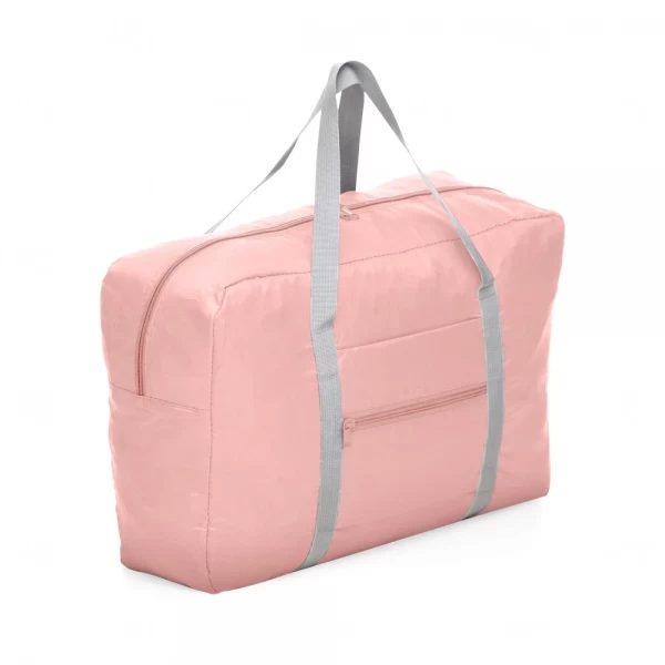 Bolsa para Viagem Dobrável Personalizada Rosa