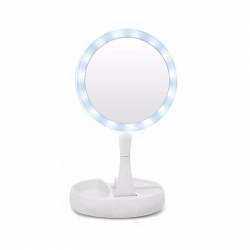 Espelho Camarim Portátil Personalizado Branco