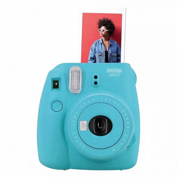 Brinde Câmera Personalizada Instantânea Azul Claro