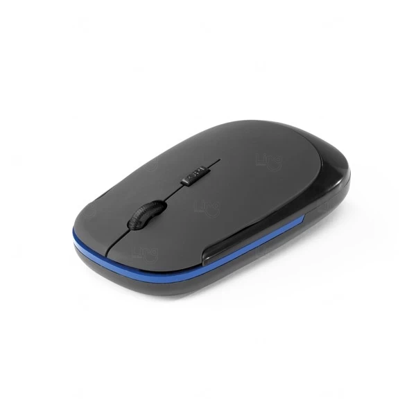Mouse Sem fio Personalizado Azul