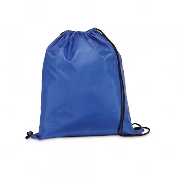 Sacochila Nylon Personalizada - 35 x 41 cm Azul