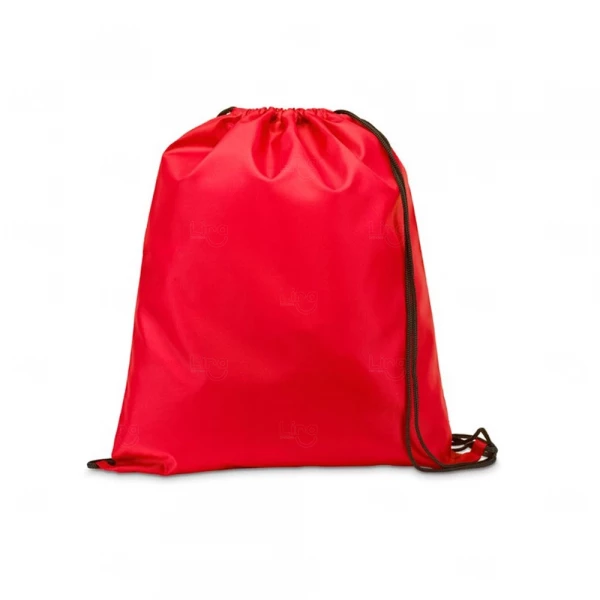 Sacochila Nylon Personalizada - 35 x 41 cm Vermelho
