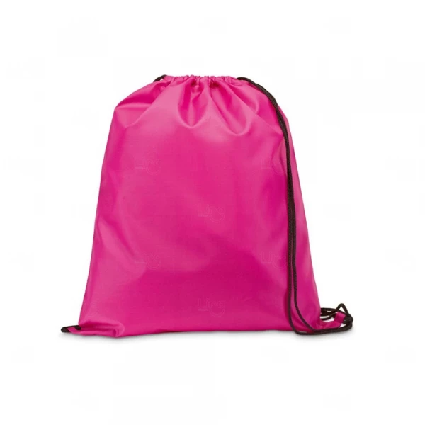 Sacochila Nylon Personalizada - 35 x 41 cm Rosa Pink