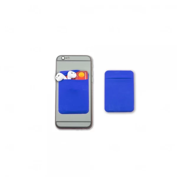 Porta Cartão de Lycra Personalizado Azul