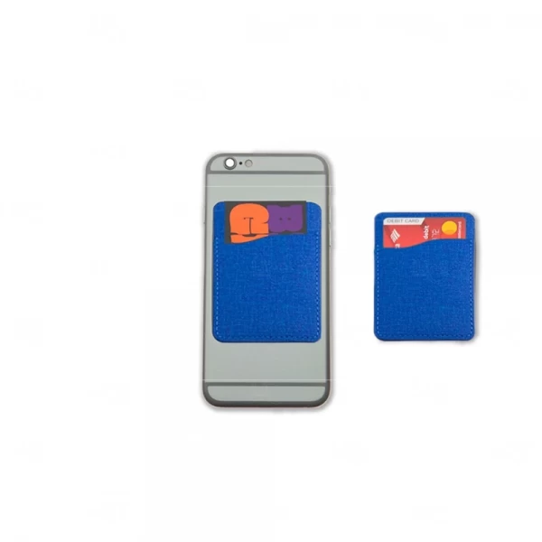 Porta Cartão de Poliéster Personalizado Azul