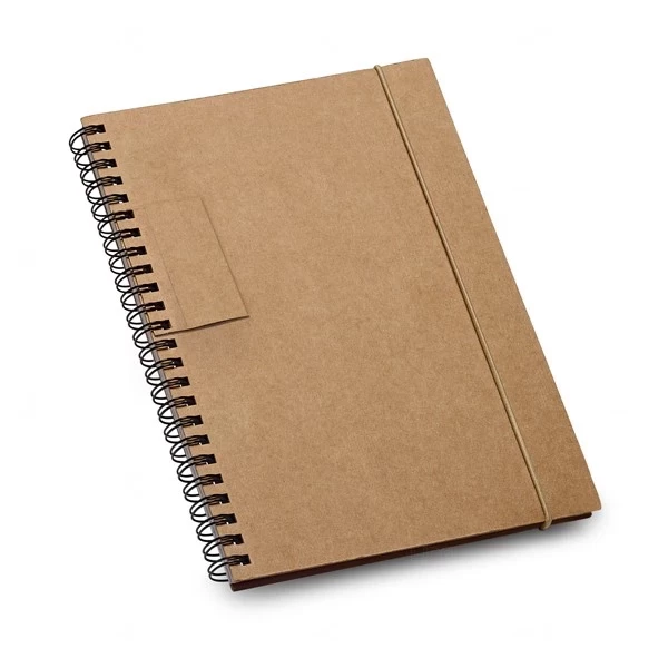 Caderno Personalizado Ecológico  - 18 x 14 cm Preto