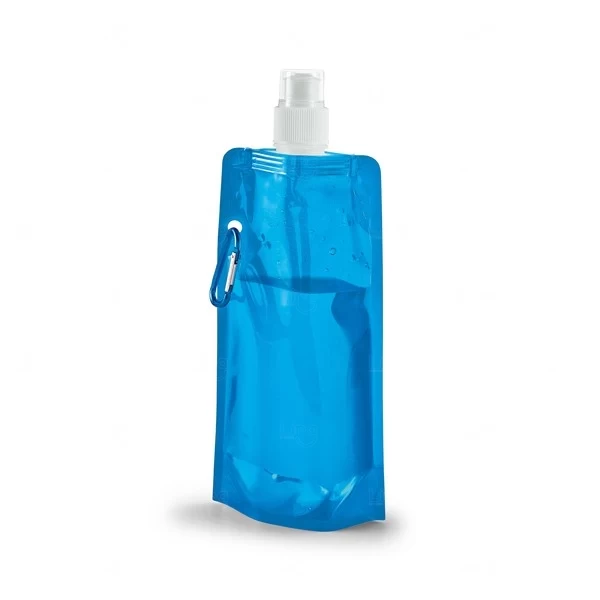 Squeeze Dobrável Personalizado - 420ml Azul Claro