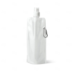 Squeeze Dobrável Personalizado - 460 ml Branco