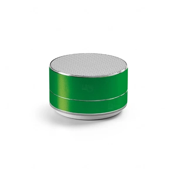 Caixa de Som com Microfone Personalizado Verde