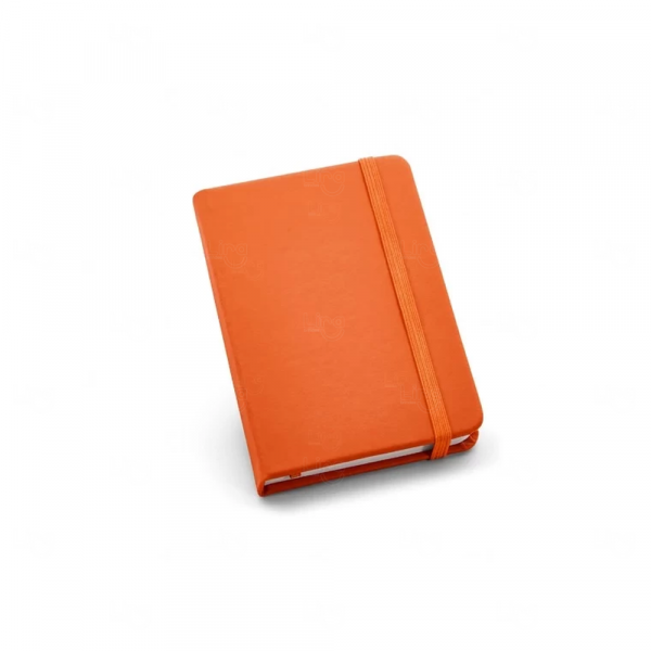 Moleskine Personalizado de Couro - 14 x 9 cm Laranja