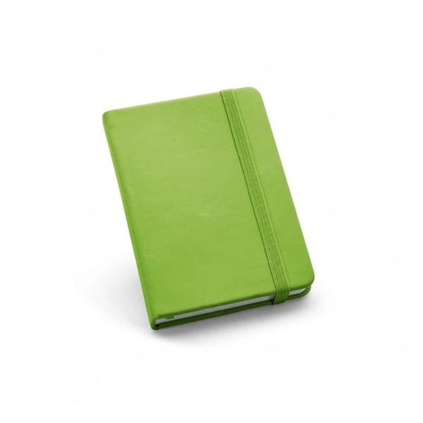 Moleskine Personalizado de Couro - 14 x 9 cm Verde Claro